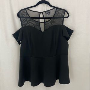 City Chic peplum top